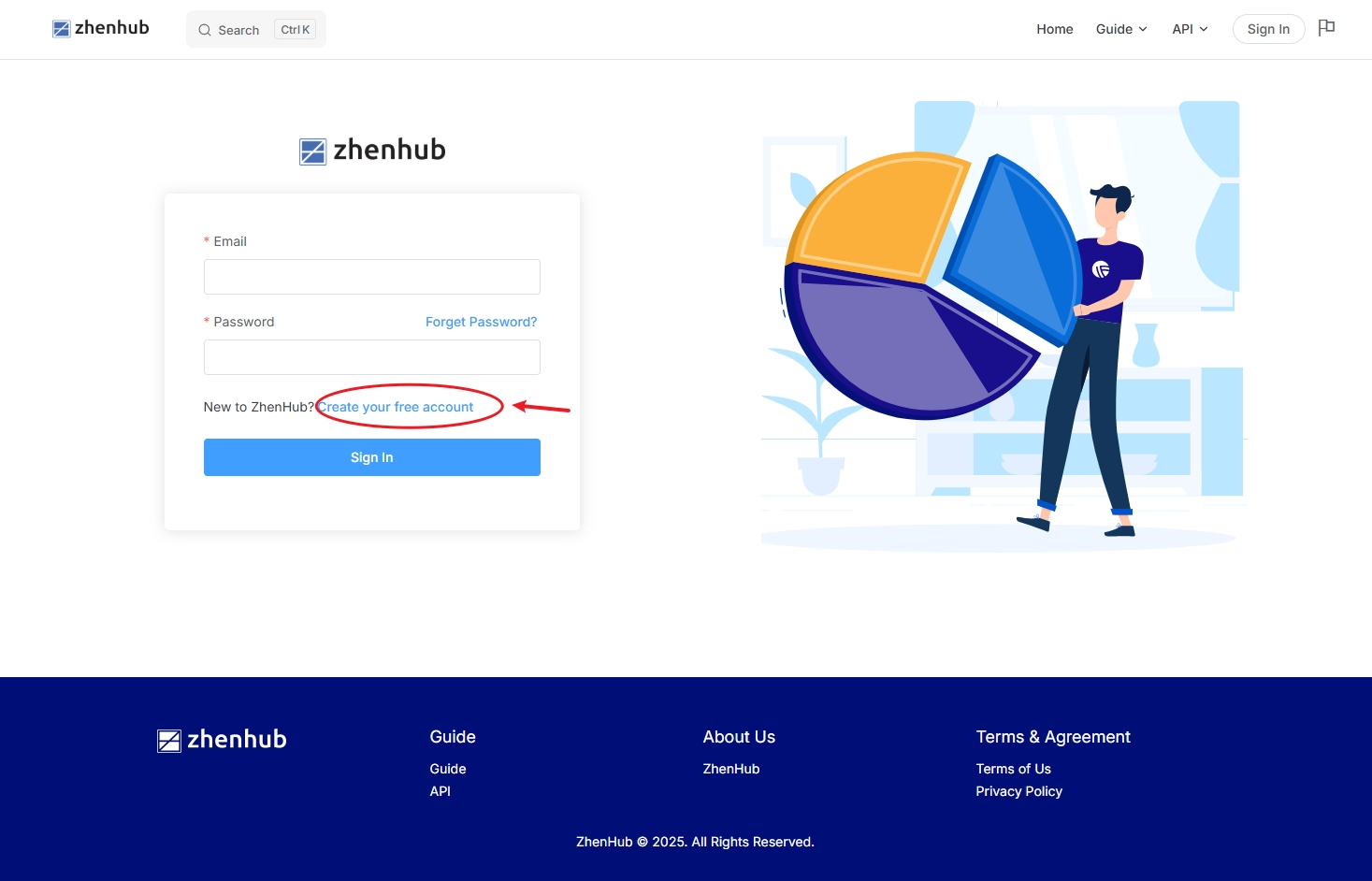 Create your free account